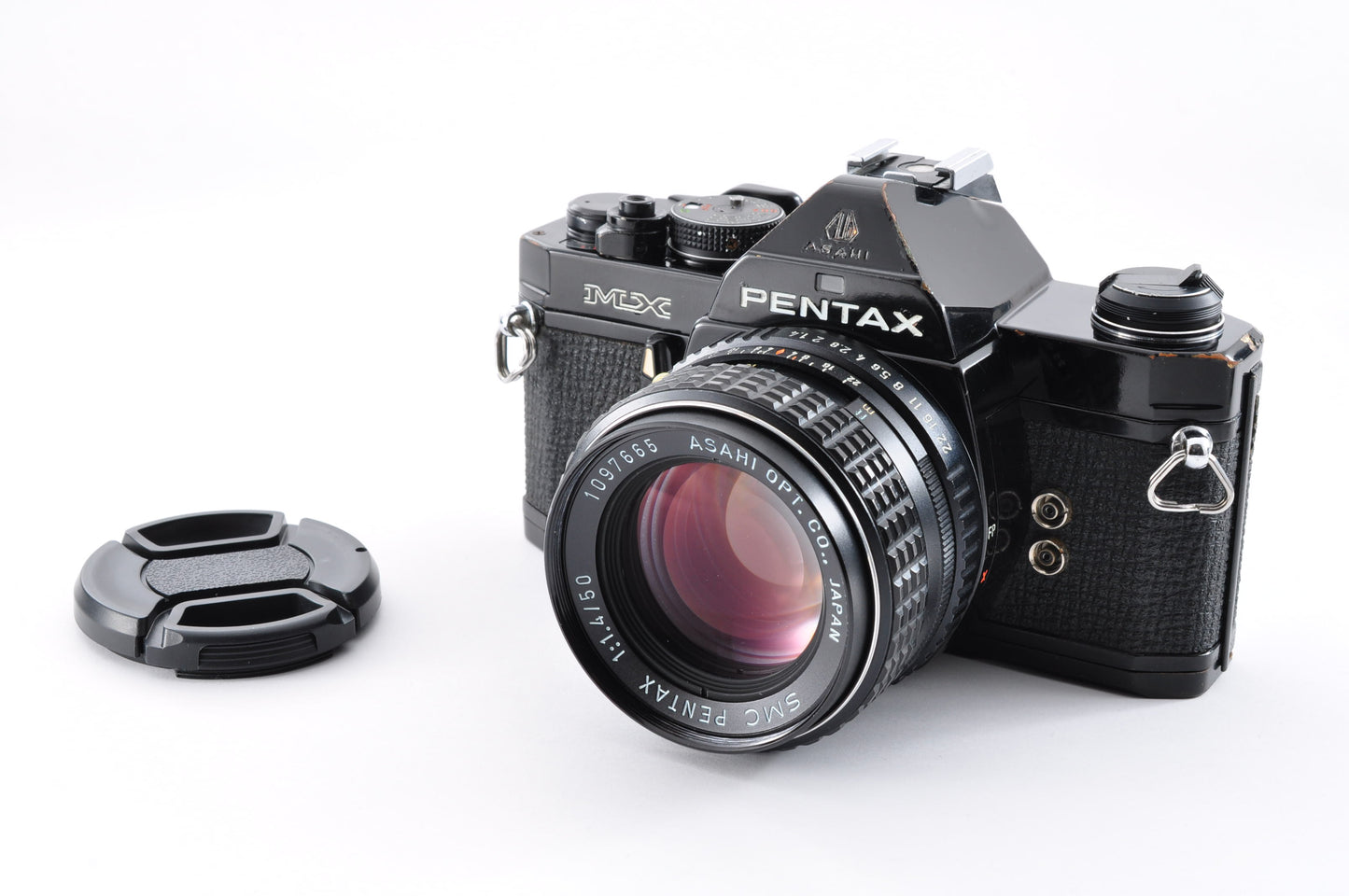 Pentax MX Black Maintained 35mm SLR Film Camera SMC PENTAX 50mm f1.4 Lens From Japan #9187836