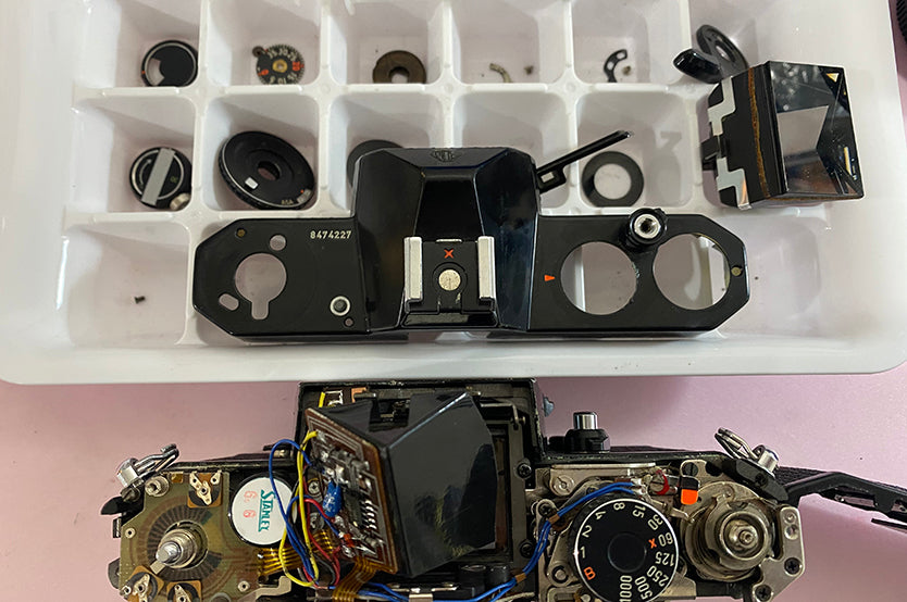 Pentax KX Black Maintained 35mm SLR Film Camera SMC PENTAX-M 50mm f1.4 From Japan #8474227