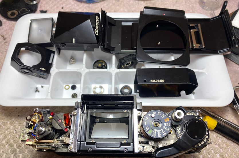 Canon F-1 Late model Maintained SLR 35mm Film Camera FD 50mm f/1.4 SSC "〇" From Japan #584659