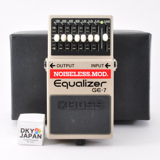 Boss GE-7 Modified Noiseless Equalizer w/Box PSA Made In Taiwan 2019 Effects Pedal Used From Japan #N6K0837