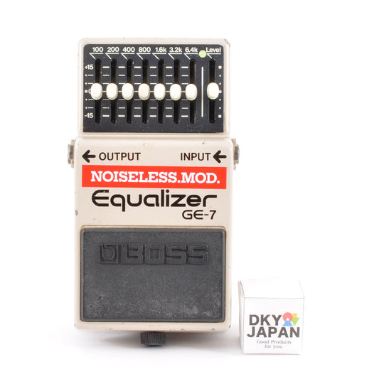 Boss GE-7 Modified Noiseless Equalizer Made in Japan 1987 Guitar Effects Pedal Used From Japan #766600