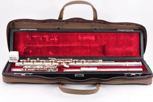 Yamaha YFL-351 Flute Silver Made in Japan w/Case Used From Japan #002196