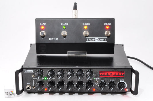 Laney IRT-SLS Ironheart Watt Tube Pre Guitar Amplifer Head w/Footswitch Used From Japan