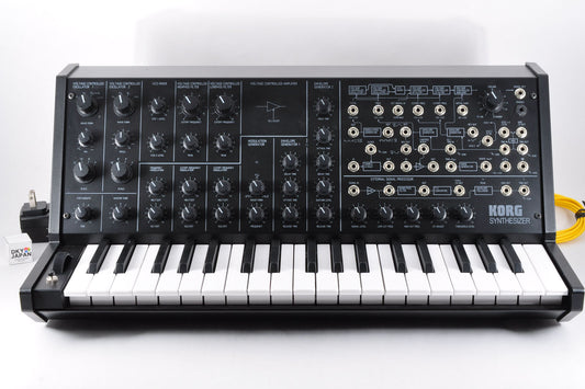 Korg MS-20 Mini Monophonic Synthesizer w/Adapter Patchcables Used From Japan #038183