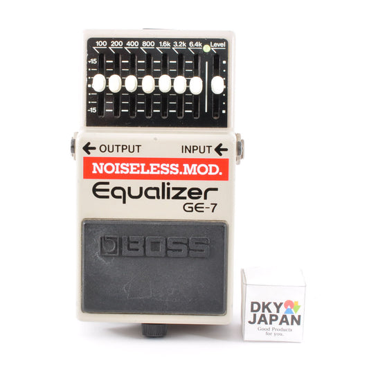 Boss GE-7 Modified Noiseless Equalizer PSA.OK Made In Japan 1991 Effects Pedal Used From Japan #QD31770