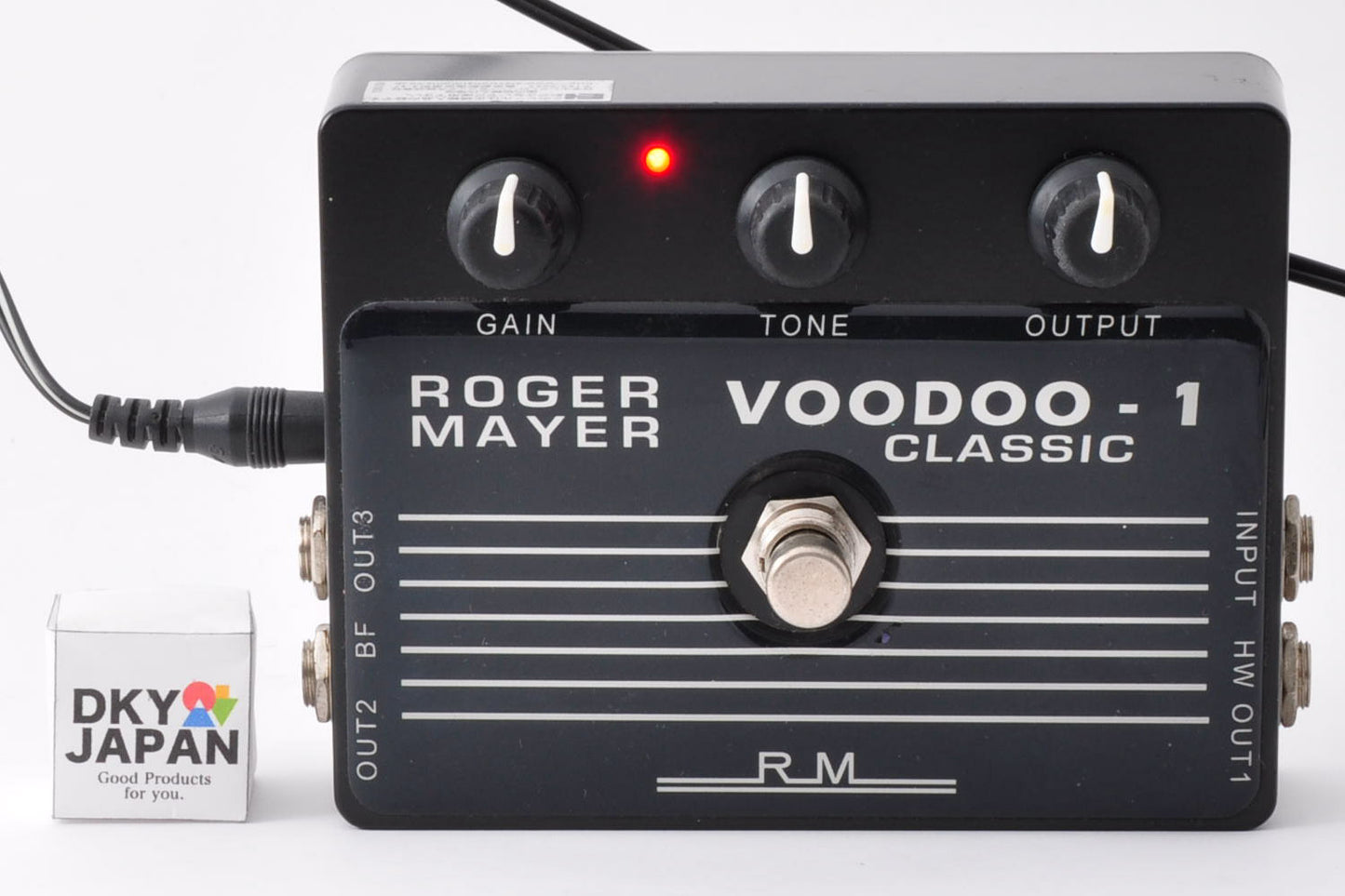 Roger Mayer Voodoo-1 Classic Overdrive Distortion Splitter Made In United Kingdom Used From Japan