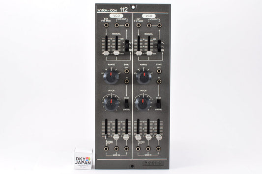 Roland SYSTEM-100M Model 112 Dual VCO Modular Analog Synthesizer w/8pin Cable Used From Japan