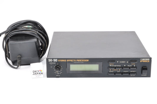 Boss SE-50 Stereo Effects Processor w/Adapter Pro Made In Japan Used From Japan #ZD18840