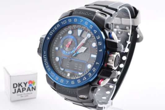 CASIO G-SHOCK GWN-1000B-1BJF GULFMASTER Master Of G Sea Solar Mens Watch 5371 Used From Japan