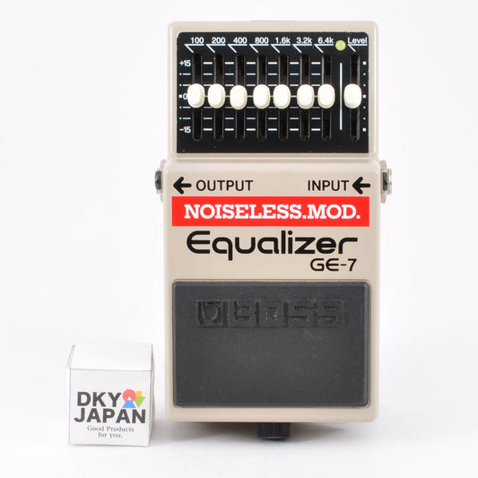 Boss GE-7 Modified Noiseless Equalizer PSA Made In Taiwan 2000s Guitar Effects Pedal Used From Japan #204