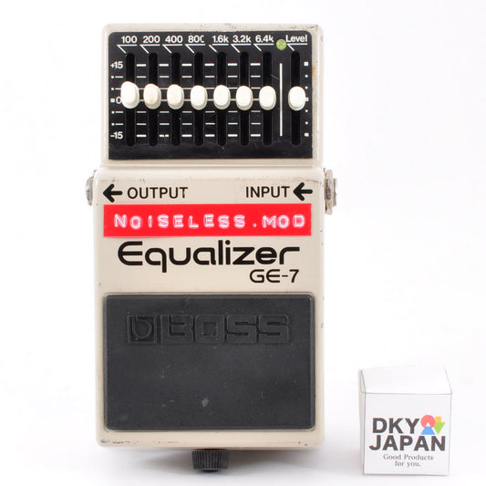 Boss GE-7 Modified Noiseless Equalizer Made In Japan 1984 Guitar Effects Pedal Used From Japan #466900