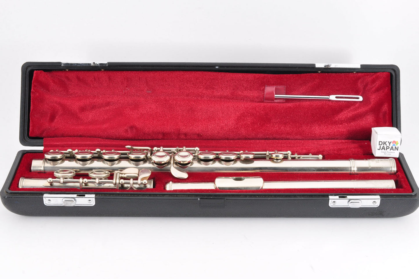 Yamaha YFL-211 Flute Silver w/Hardcase Made in Japan Used From Japan #039285