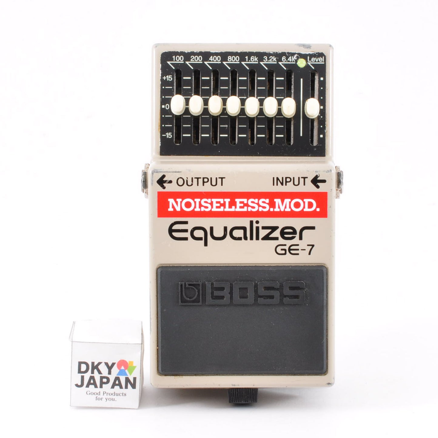 Boss GE-7 Modified Noiseless Equalizer PSA Made In Taiwan 2000 Effects Pedal Used From Japan #JN07246