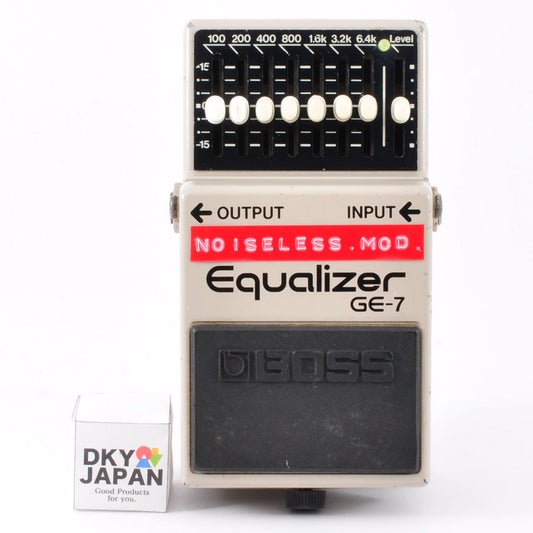 Boss GE-7 Modified Noiseless Equalizer Made In Japan 1988 PSA.OK Effects Pedal Used From Japan #926540