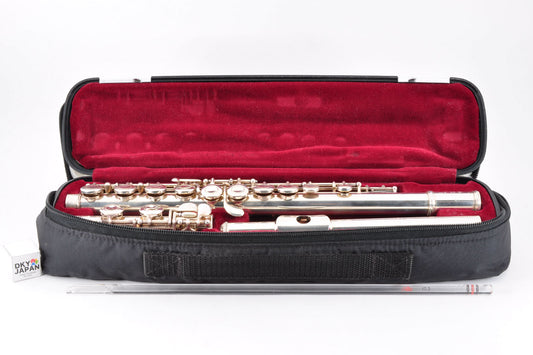 Yamaha YFL-411II Flute 925 Silver Made In Japan w/Hardcase Carrybag Used From Japan #309796