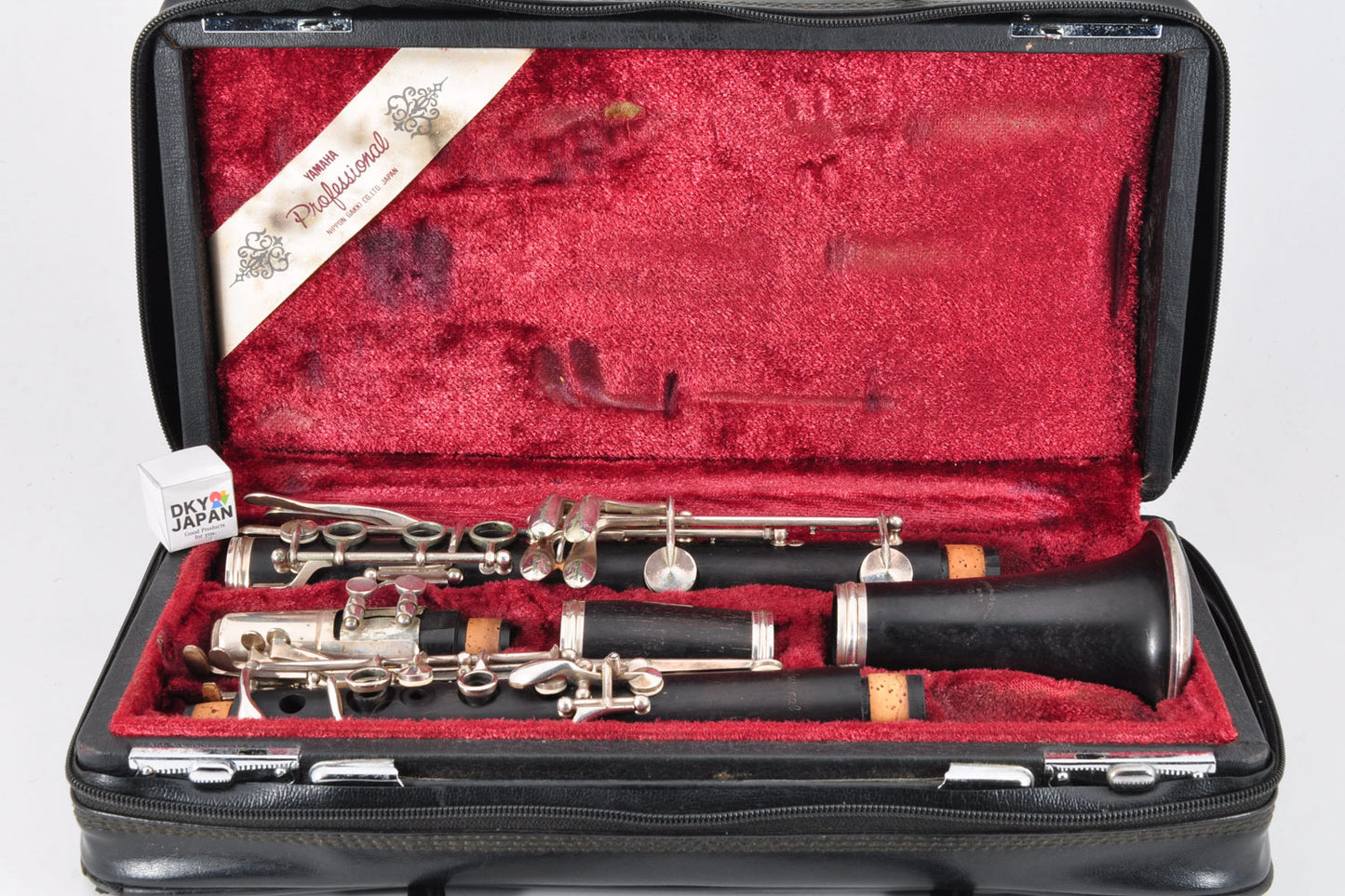 Yamaha YCL-651 Clarinet Bb w/Case Mouthpiece Ligature Made In Japan Used From Japan #003293