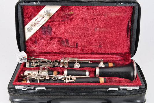 Yamaha YCL-651 Clarinet Bb w/Case Mouthpiece Ligature Made In Japan Used From Japan #003293