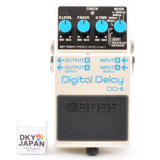 Boss DD-6 Digital Delay Guitar Effects Pedal Stereo Mono Made In Taiwan Used From Japan