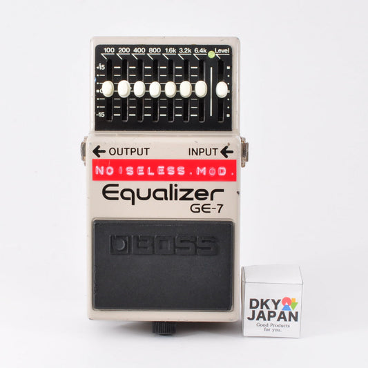 Boss GE-7 Modified Noiseless Equalizer Made In Japan 1980s Guitar Effects Pedal Used From Japan