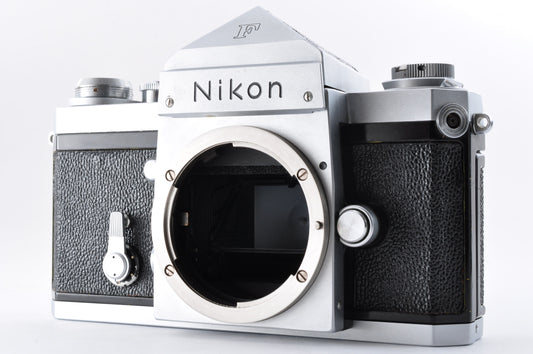 Nikon F Eye Level Mt Fuji Mark Early Model Silver 35mm Film Camera From Japan #6513190