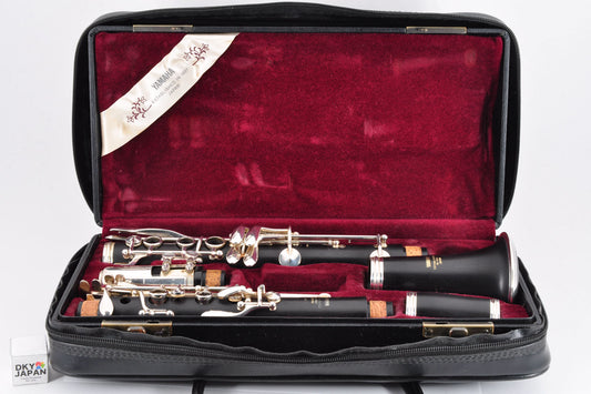 Yamaha YCL-650 Clarinet Bb w/Case Mouthpiece Ligature Made In Japan Used From Japan #018752