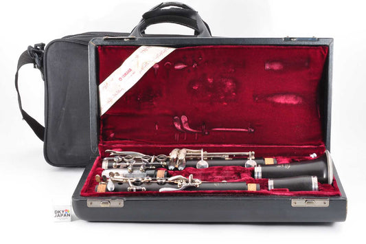 Yamaha YCL-650 Clarinet Bb w/Case Mouthpiece Ligature Made In Japan Used From Japan #116936