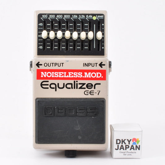 Boss GE-7 Modified Noiseless Equalizer Made In Taiwan 1995 Effects Pedal Used From Japan #EH80695