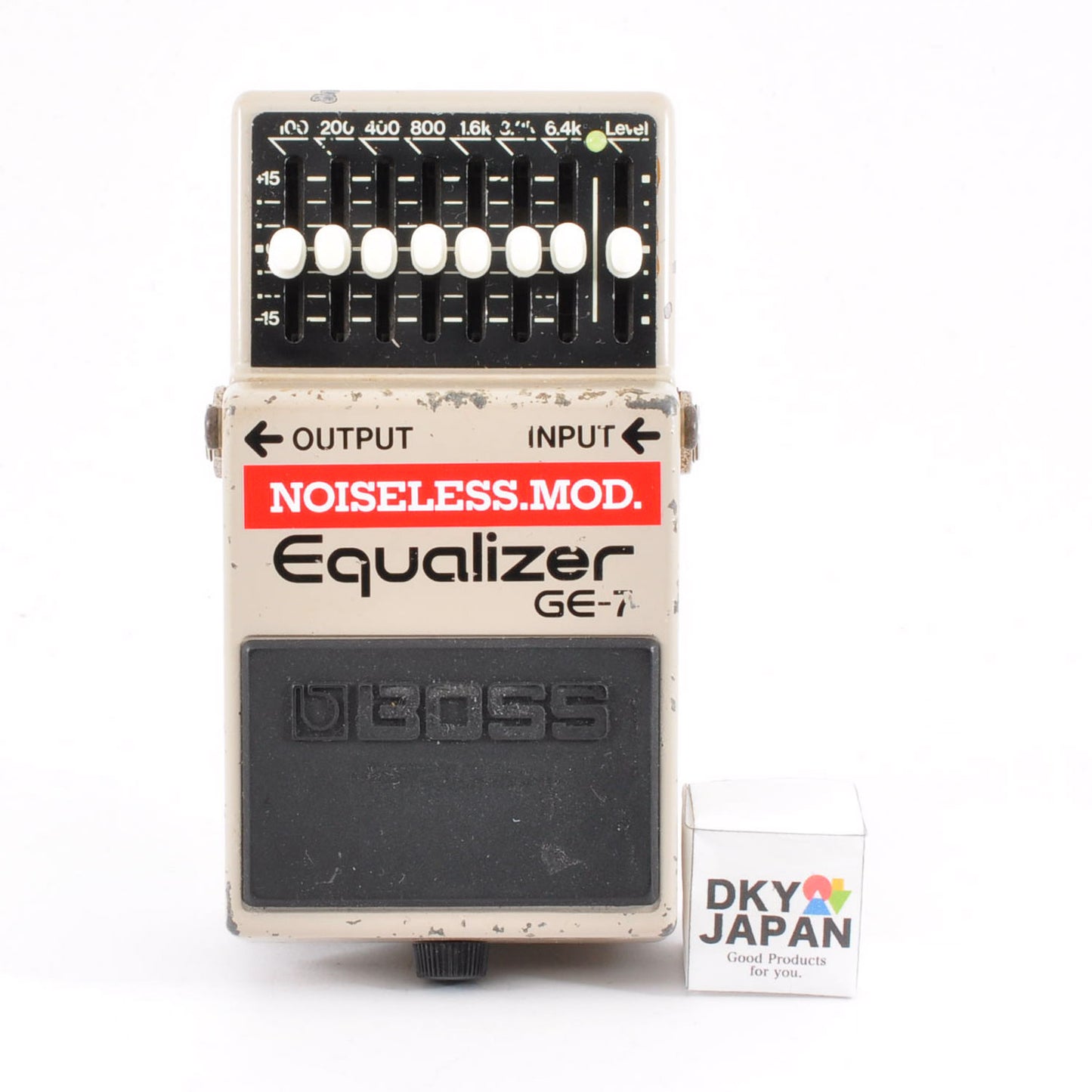 Boss GE-7 Modified Noiseless Equalizer Made in Japan 1988 Guitar Effects Pedal Used From Japan #B973011