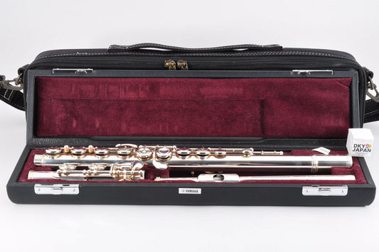 Yamaha YFL-517 Flute Professional Silver Made In Japan w/Case Used From Japan #057484