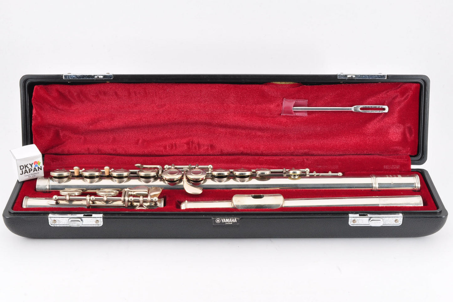 amaha YFL-211 Flute Silver w/Hardcase Made in Japan Used From Japan #036737