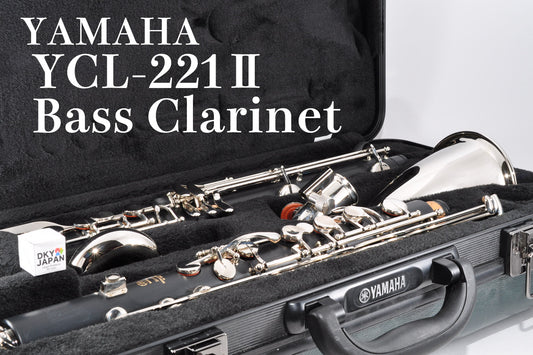 Yamaha YCL-221II Bass Clarinet Low Eb w/Case Made In Japan Used From Japan #052250