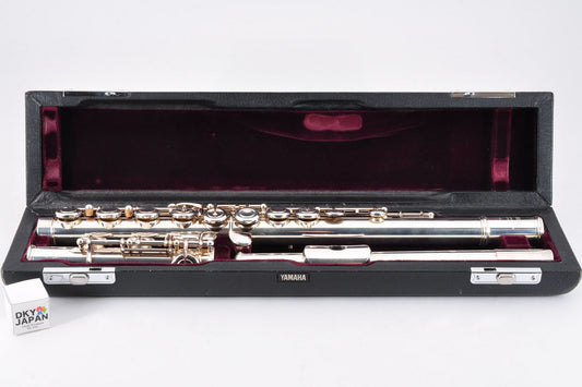 Yamaha YFL-811 Flute All Silver Maintained Made In Japan w/Hardcase Used From Japan