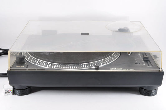 Technics SL-1200MK7 Direct Drive DJ Turntable Record Player w/Dust Cover Used From Japan #GM9GA001316