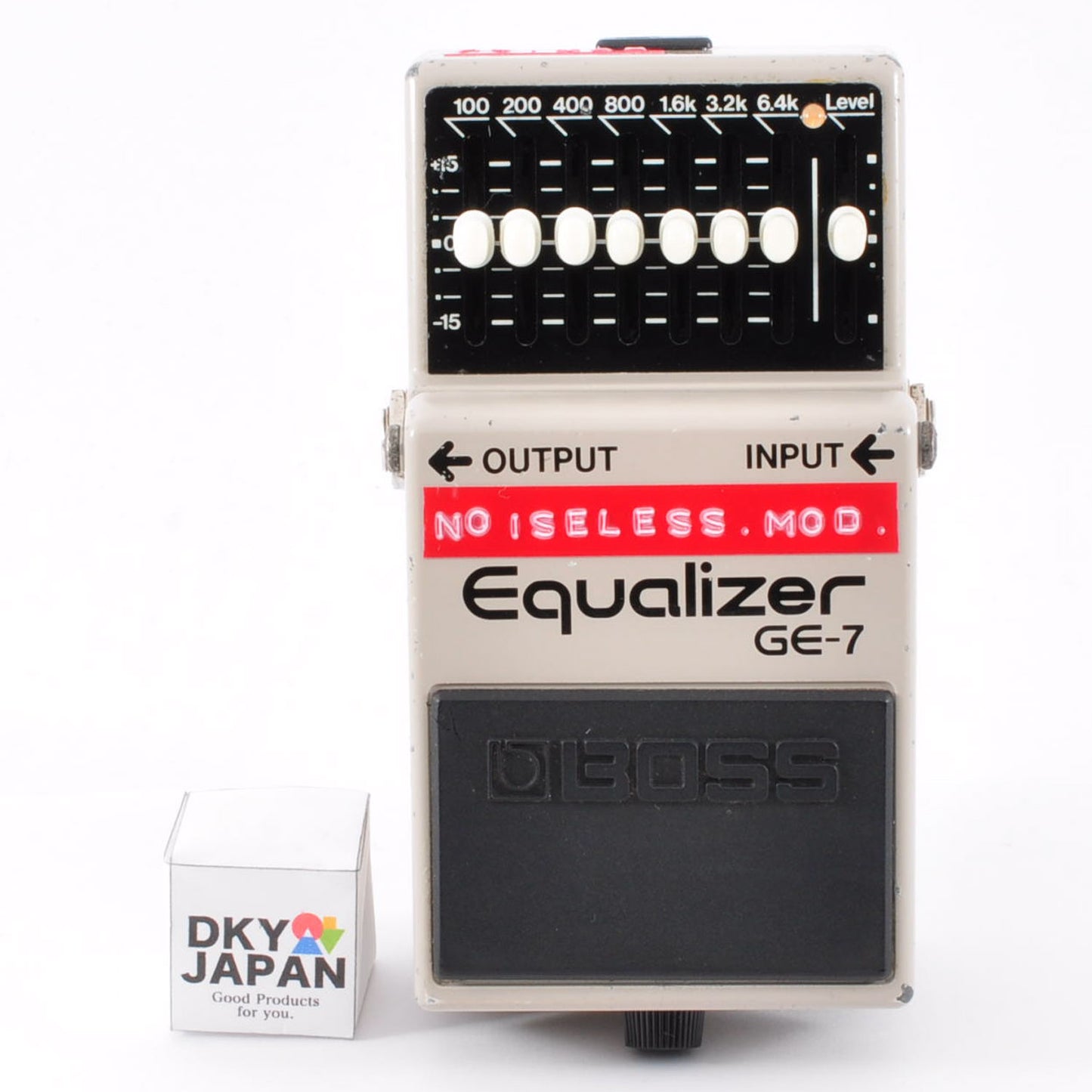 Boss GE-7 Modified Noiseless Equalizer Made In Japan PSA Guitar Effects Pedal Used From Japan #00