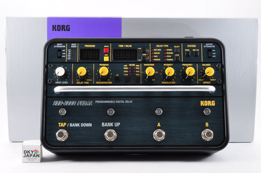 Korg SDD-3000-PDL Pedal Programmable Digital Delay w/Box Adapter Used From Japan #004433