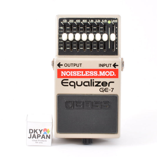 Boss GE-7 Modified Noiseless Equalizer PSA Made In Taiwan 2006 Guitar Effects Pedal Used From Japan #TU88196