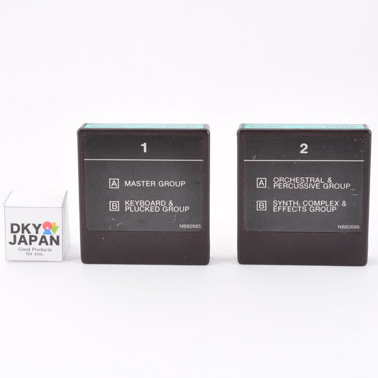Yamaha DX7 Voice Rom 1 and Rom 2 Set Date Cartridge Used From Japan