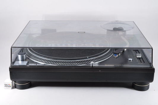 Technics SL-1200MK6 Direct Drive DJ Turntable Record Player w/DustCover & Record Needle Cartridge Used From Japan #GE9KC001221