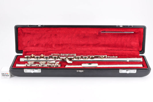 Yamaha YFL-211S Flute Silver Plated w/ Hardcase Made In Japan Used From Japan #026944