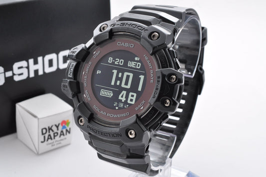 Casio G-SHOCK GBD-H1000-1JR Black Resin w/Case Cable 3475 Used From Japan