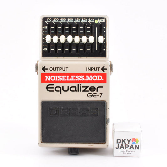 Boss GE-7 Modified Noiseless Equalizer Made in Japan 1986 Guitar Effects Pedal Used From Japan #655800
