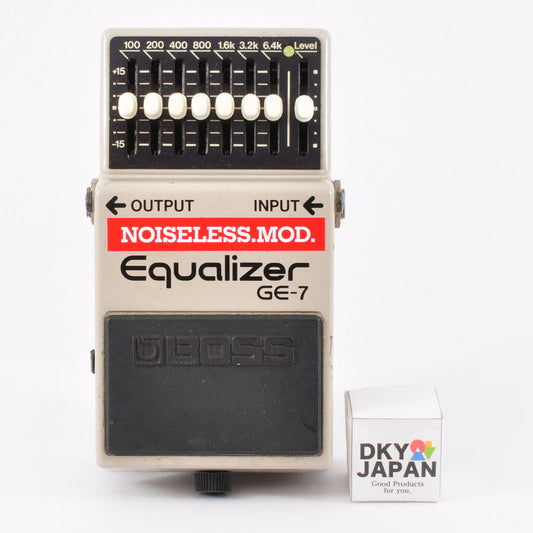 Boss GE-7 Modified Noiseless Equalizer Made in Japan 1985 Guitar Effects Pedal Used From Japan #526200