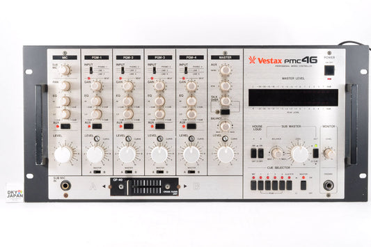 Vestax PMC46 House Version Rotary MIxer Made In Japan Tested Working Used From Japan #330049