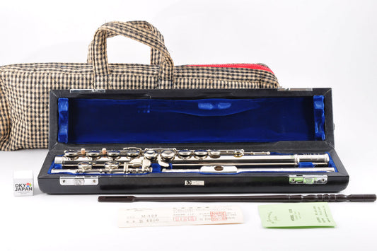 Muramatsu M-120 Flute Maintained Made In Japan w/Case Used From Japan #B6880