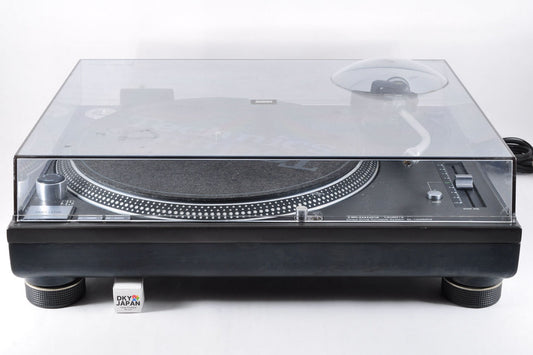 Technics SL-1200 MK5 Black Direct Drive DJ Turntable w/Cover Working Used From Japan #GE3CA001610