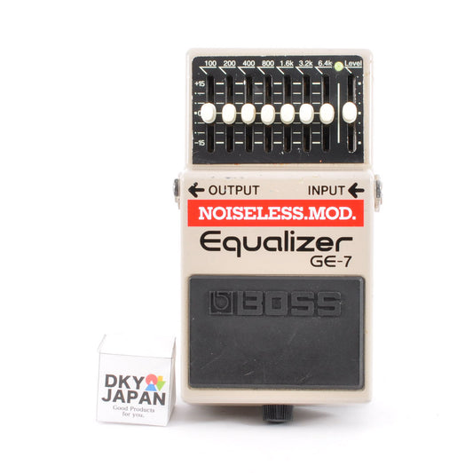 Boss GE-7 Modified Noiseless Equalizer PSA Made In Taiwan 2000s Guitar Effects Pedal Used From Japan #197