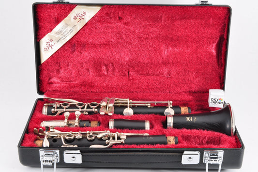 Yamaha YCL-450 Clarinet Bb w/Case Mouthpiece Ligature Made In Japan Used From Japan #123764