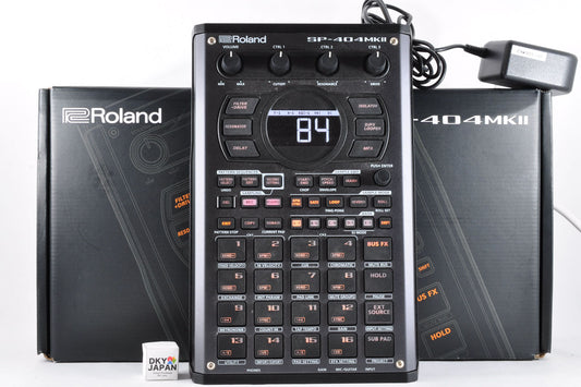 Roland SP-404MKII Sampler Effector w/Adapter & Original Box Used From Japan #B1P5595