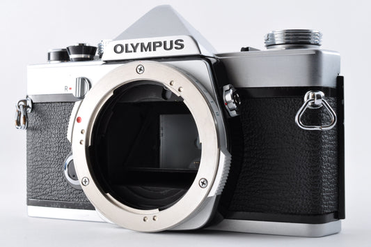 OLYMPUS OM-1 Silver Maintained Meter Works 35mm SLR Film Camera From Japan #213111