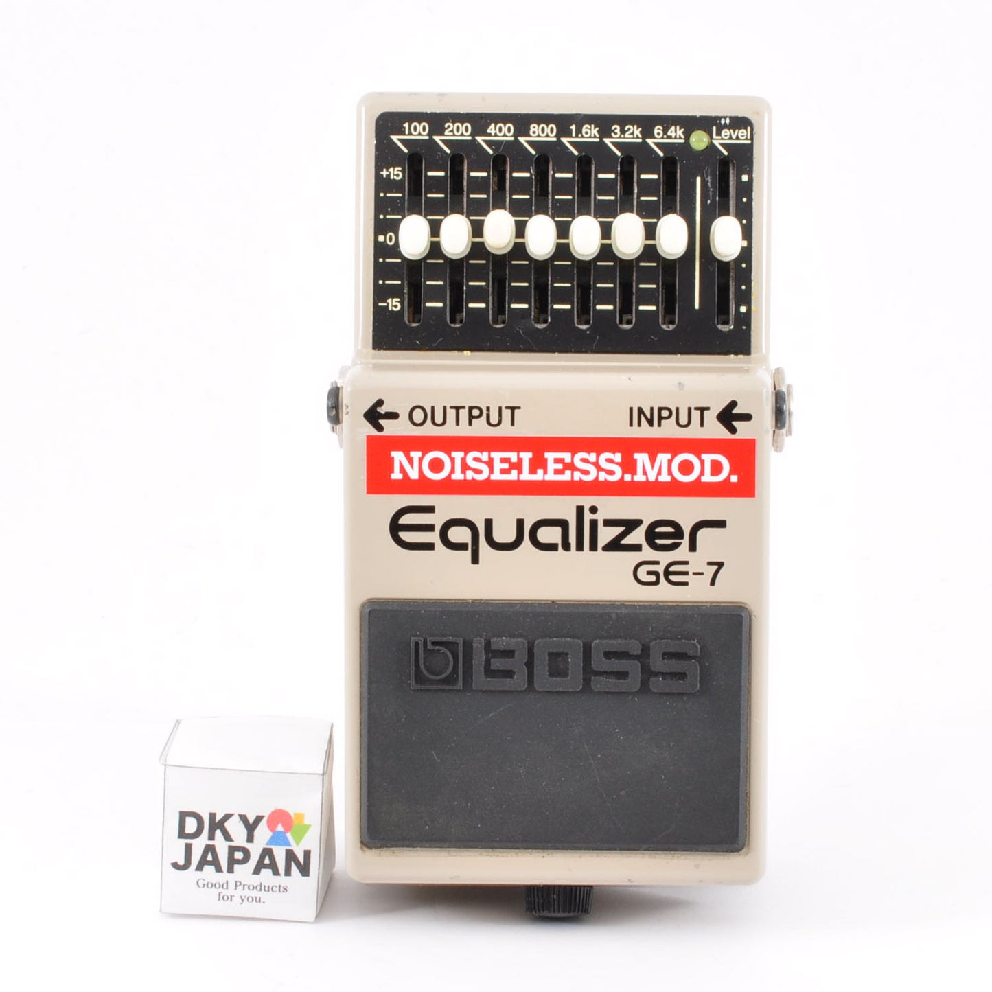 Boss GE-7 Modified Noiseless Equalizer PSA Made In Taiwan 2001 Effects Pedal Used From Japan #MP1488
